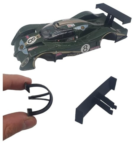 blackslot Flexibler Spoiler, Carrera Zubehör für 132 Bentley EXP Speed 8, Carrera Bahn Zubehör, Tuning Kleinteil Ersatzteil