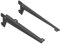 Element System 18133-00452 Classic Regalsystem Winkelträger, Schwarzmatt, 180 mm