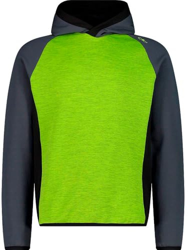 CMP Herren-Sweatshirt mit fester Kapuze aus Fleece Stretch Performance Jacket für Herren
