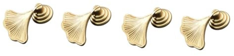 SEWOART 4 Stück handhaben cabinet knobs schranktürgriff türgriff door knob türklinken Schrankgriffe Knöpfe Schubladengriffe eleganter Schrankknopf Möbelgriffknauf Zinklegierung Golden