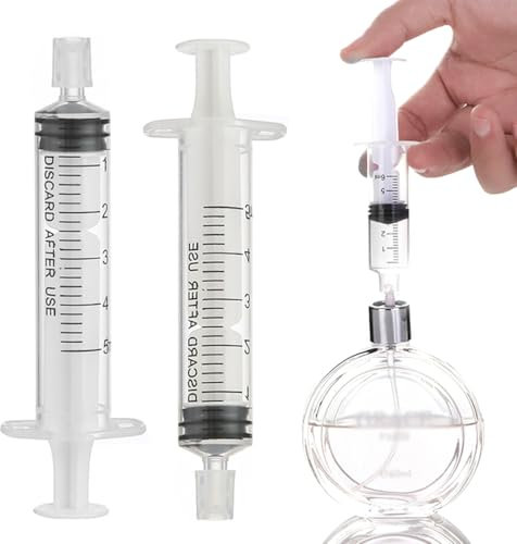 BIRLOZA Parfum Refill Werkzeuge,2 PCS Parfüm-Nachfüllwerkzeuge Kunststoff Transferwerkzeug Diffusor Trichter für Nachfüllbares Parfüm für Sprühflaschen