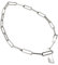 VALICLUD Retro Neck Chain Lock Neck Pendant Elegant Gold Choker Stainless Steel Women's Fashion Necklace