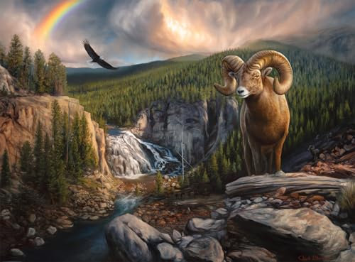 Buffalo Games - Charles Black - Eine Wilde Reise - 1000-teiliges Puzzle für Erwachsene herausforderndes Puzzle perfekt für Spieleabende - Fertige Puzzle-Größe ist 26,75 x 19,75 cm