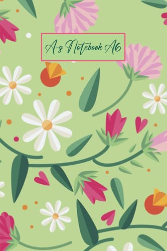 A-z Notebook A6: Alphabetical Notebook A6 | A6 Alphabetical A-Z Index Lined Journal With Tabs Printed | 4 pages per letter | A to Z Indexed Notebook A6