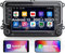TOUTBIEN 2 Din Autoradio, 7 Radio Voiture pour VW Golf, Passat, Seat, Touran, Skoda, CarPlay & Android Auto, 2+32Go, Écran Tactile & Boutons Physiques, EQ, FM, GPS Navigation, Recopie de l'Écran