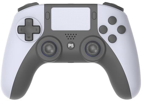 LYEAA Manette Switch Sans Fil avec Hall Joysticks/RGB/Turbo/Vibration/6 Axes/Touche Tactile, Compatible avec PS5/ Slim/Pro et PC Windows