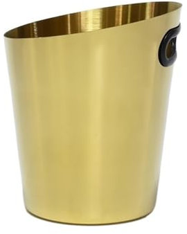 Ice Bucket, Stainless Steel Ice Bucket Cooler Whiskey Wine Bar Accessories Champagne Bucket Cooler Suitable for Cocktail Party Wine Bottle Restaurant Bar Party Ice Buckets For Parties(Gold)