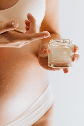 MONJOUR - Made in France - Huile-en-Gelée Grossesse et Post-Partum Naturelle 98% - Prévention Vergetures - Caméline Bio et Inca Inchi - Nourrit Hydrate et Apaise la Peau