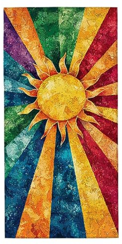 Strandtuch Bunt Mikrofaser Handtuch Strandtuch XXL 100x220 cm Saunahandtuch Schnelltrocknend Badetuch Sporthandtuch Leichte Sandfrei Strandhandtuch Groß Fitness Handtuch für Strand Reise Urlaub F-14