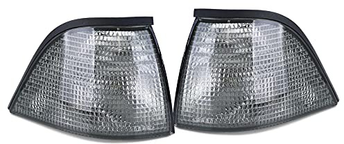 Blinker Schwarz Smoke Paar passend für BMW 3er E36 Coupe Cabrio 91-99