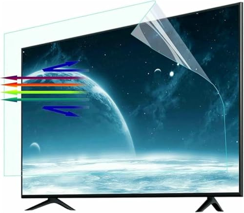 HOTAPEPU Matte/mattierte TV-Bildschirm-Schutzfolie, LCD-Display-Schutzfolie, Blendfrei, Anti-Blaulicht, Anti-Kratzer-Folie Für LCD, LED, OLED, HDTV Im Innen- Und Außenbereich ~/