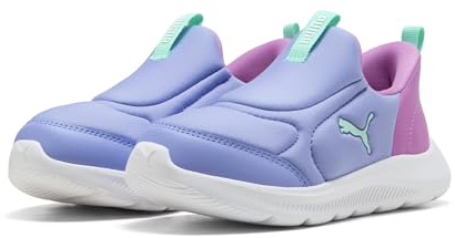 PUMA Kinder Fun Racer 2 SLIPTECH™ Sneakers 28, Intense Lavender Mint Jelly Mauve Pop Purple Green Pink