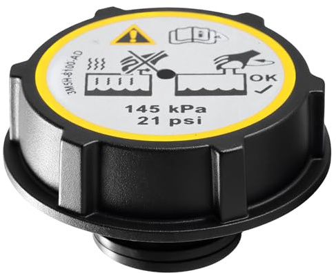 Radiator Expansion Water Tank Cap Suitable for Ford Fiesta Focus | Coolant Cap Radiator Caps Replacement Universal for Focus Mk2 Mk3 to Mk8 Mondeo Transit Radiator Expansion Tank Caps