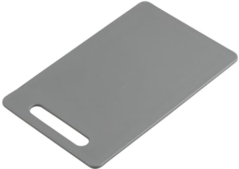 KESPER | Schneidebrett, Material: PP-Kunststoff, Maße: 23,5 x 14,5 x 0,5 cm, Farbe: Grau | 32464