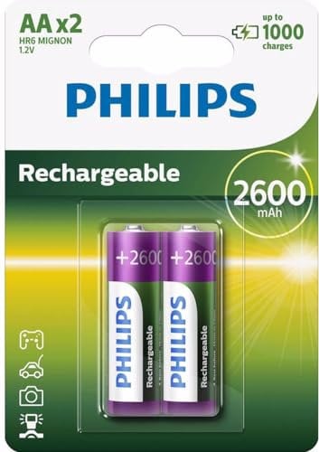 Philips Multi Life NiMH Akku AA Mignon 2600 mAh 2er Pack