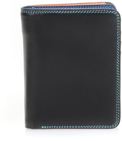 mywalit - Leder Damen Geldbörse - Medium Wallet w/Zip Around Purse - 231-4 Black pace