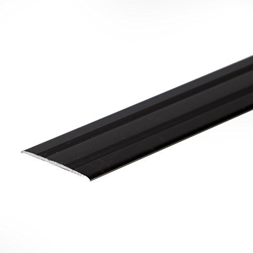 SELF-Adhesive ANODISED Aluminium Door Floor BAR Edge Trim Threshold Profile 930mm x 35mm A08 Black