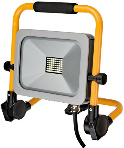 Brennenstuhl Projecteur Slim Led Extérieur Mobile Et Compact, 30 W 2530 Lumens, Ampoules Led Lampe De Travail, Ip54, Câble 5M