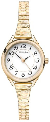 SEKONDA Womens Analogue Classic Quartz Watch with Stainless Steel Strap 2639.27