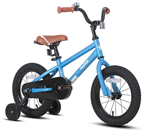 JOYSTAR 12 Inch Kids Bike for 2 3 4 Years Old Boys Girls Toddlers Bikes with Training Wheels Gifts Children Bicycle BMX Style Blue