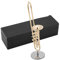 Musikinstrument Modell Miniatur Musik Ornamente Neuheit Posaune mit Metallverschluss Größe 6,3 x 1,6 x 1,6 in.
