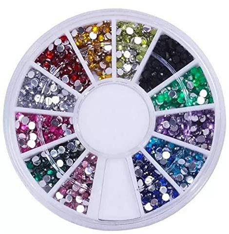 Oypla Nail Manicure Art Design Decoration Crystal Rhinestones Studs Kit