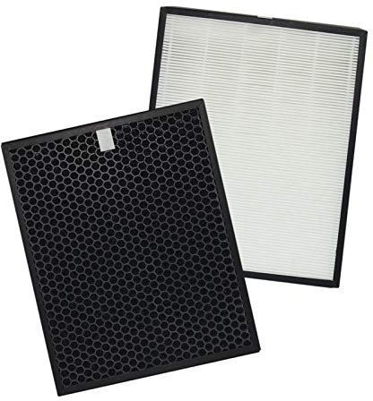 PUREBURG FY3433 FY3432 Replacement Filter Compatible with Philips AC3256 AC3257 AC3259 Series 3000i Air Purifiers, Part Number FY3433/10 FY3432/10,H13 True HEPA and Activated Carbon Set