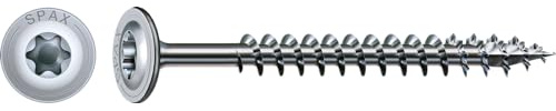 SPAX Holzbauschraube HI.FORCE, Tellerkopf, WIROX, T-STAR plus, Tellerkopfschraube (6x250 mm, 25 Stück)