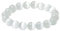 Colorful Bling Braccialetto di selenite naturale, potente, con pietra di cristallo curativa, concentrazione, spiritualità, fatto a mano, gioiello alla moda, regalo per donne, 8mm, Metallo, non noto