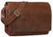 STILORD Vintage Umhängetasche aus Leder braun - 15 Zoll Laptoptasche für Büro, Uni, Office, Schule - DIN A4 Schultertasche 'Tom'