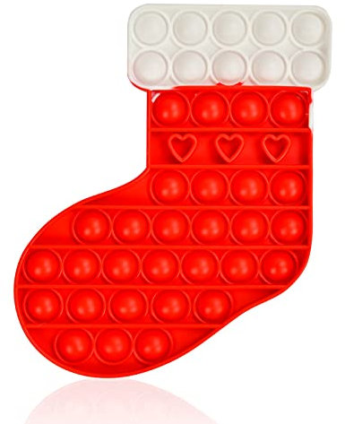 EKKONG Popet figetttoys, pop Bubble, Poppet Antistress Spielzeug, Sensorisches Spielzeug zur Linderung von Angst und Stress, Squishy Toys für Kinder Erwachsene (Socke)