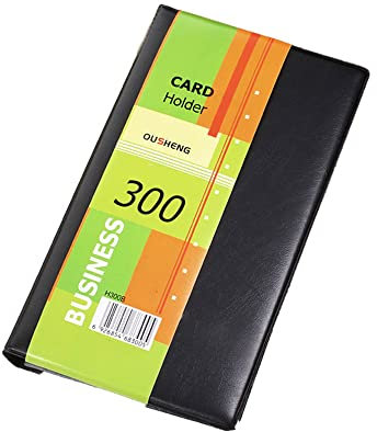 Porte-cartes de visite 300 cartes de stockage grande capacité porte-cartes pour homme femme