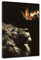 Hustling Sharks® Tierbilder Auf Leinwand Als XXL Wandbild Observe - Hochformat (30x40cm), Löwe Bild, Leinwand, Bilder Deko Wohnzimmer, Schlafzimmer