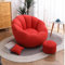 CSstone Bean Bag Sitzkissen Sessel Bodenkissen Aufbewahrungstasche Sitzsack Wohnzimmer Garten (Nur Cover) Bodenkissen Hocker Kinder Sitzsäcke Möbel Kissen Sessel Sofa,Rot