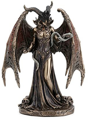 ORIGEN Dekofigur Lilith, Dämon und Adams erste Frau, Antic Line, Höhe 22 cm