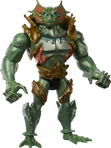 Masters of the Universe He-Man und die große Figur Mer-Man Savage Eternia, Sammel-Actionfigur Bösewicht, Motu Spielzeug
