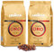 LAVAZZA - Café Espresso Qualità Oro - Café Grain - Sélection Premium - 100 % Arabica - Italien - Intensité 5 - 2 Paquets de 1 kg