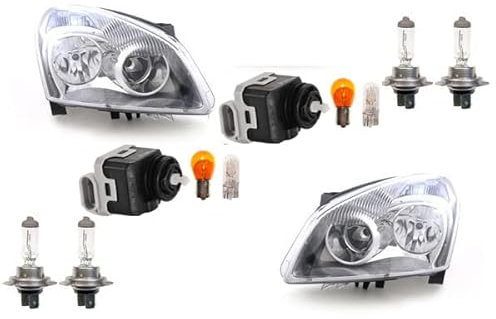 Johns, Scheinwerfer passend für Nissan Qashqai J10 07-10 Leuchtmitt. Li Re + Stellmotor