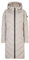 Ziener Damen TELSE Winter-Mantel | warm, atmungsaktiv, wasserdicht, knielang, silver beige, 46