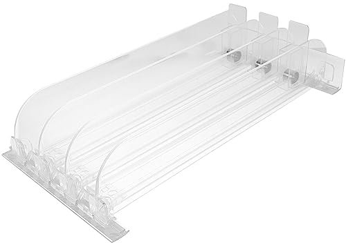 PATKAW 3 Piezas Empujador De Estantes Beber Hélice Bandeja De Bebidas para Nevera Refrigerador Portabebidas Lata De Soda Deslizador De Empuje De Plástico Hidratante Bebedero Automatico PD