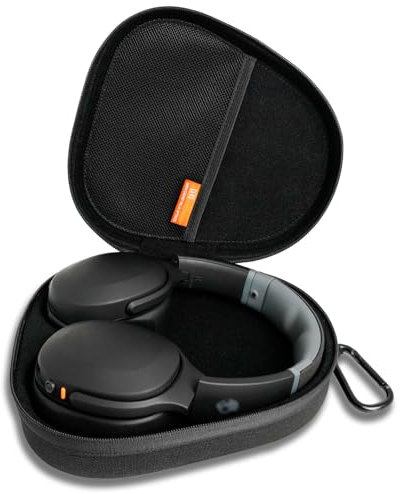 Headphones Case for Skullcandy/JBL/Bose/Sony Wireless Headphones, Travel Case Carrying Cover Bag, Storage Protective Bag with Cable