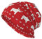 Diari Totenkopfmütze, Strickmütze, Polyester, Sturmhaube, Slouchy Beanie, Laufmütze, Weihnachts-Kitz, Siehe Abbildung, One size