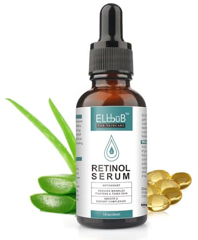 P-Beauty Retinol Serum Gesicht - 30ml | Vitamin E & Hyaluronsäure Gesichtsserum | Anti Aging, Anti-Falten | Gesichtspflege, Hautpflege | für strahlende & ebenmäßige Haut | Bio & Vegan | 1x30ml