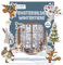 Papierdrachen Fensteraufkleber Wintertiere - 6 Stickerbögen mit weihnachtlichen Motiven - Kinderzimmer - Fensterdeko - statisch haftend- Weihnachten - Set 01