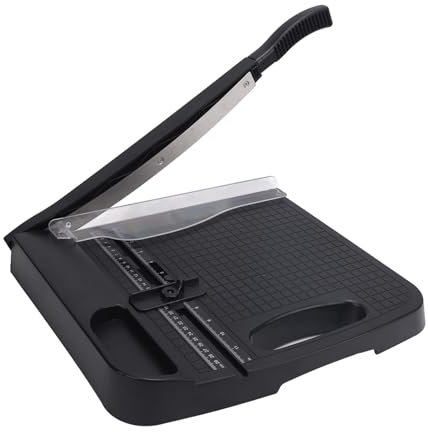 Taglierina per Carta A4, Taglierina per Carta, Cuscinetto in Gomma Antiscivolo, Taglio 12 Pollici, per Ufficio