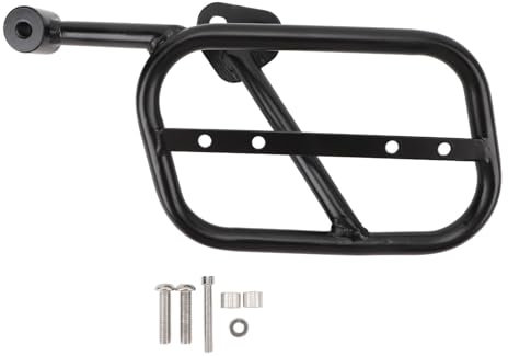 Satteltaschen-Halterung, Motorrad-Satteltaschen-Stützträger, Eisen-Gepäcktaschen-Halterung, Ersatz für V9 Bobber 2018–2023 (Linke Seite (MV613-BBZJ))
