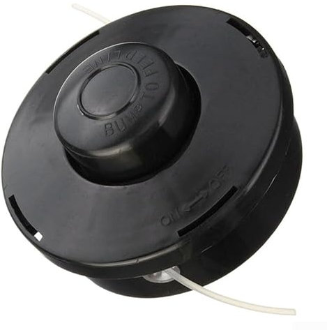 Premium Benzin-Trimmerkopf Ersatzteil, Doppelschnur, rot/schwarz, passend für die meisten Motorsensen (B)