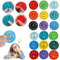18 Stück Mathe Fidget Spinner, Math Fact Finger Spinner Sensorisches Spielzeug, mathematische Fidget Spinner, Additions-Subtraktions-Multiplikations und Divisions Mathe-Lernspiele