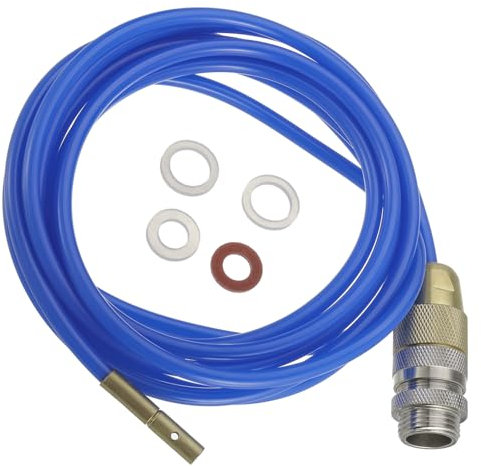 HUAREW Dispositivo de limpieza de tuberías de agua a alta presión potente limpiador de tuberías de alta presión para tuberías M22 M24 y 1/2 pulgadas incluye sellos y 3 metros de longitud