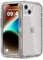 Follaroma for iPhone 14 Plus Case, Heavy Duty Shockproof Protection Phone Cases, Dual Layer Transparent Protective Cover Compatible with iPhone 14 Plus Phone Case, 6.7 inch,Crystal Gray